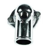 Mr. Gasket Water Necks 2664 Neck, Diecast Aluminum, Chrome Plated, 90 Degree, Ford, 429/460, Each thumbnail 2