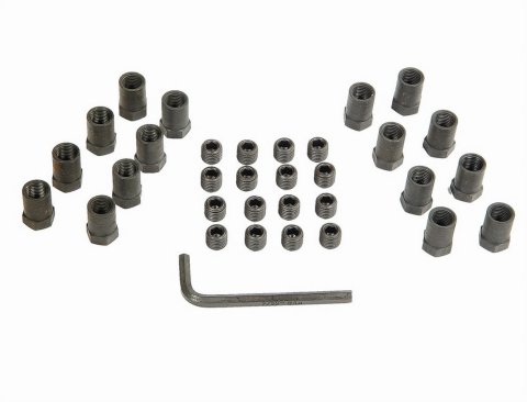 Mr. Gasket Sure-Lock Rocker Arm Nuts 924G Polylocks, 7/16 in.-20 Thread, .544 in. Outside Diameter, Set of 16 thumbnail 2