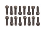 Mr. Gasket Header Bolts 978G Fasteners, Bolts, Allen Head, Black Oxide, Steel, 8mm x 1.25 Thread, 25mm Length, Set of 16 thumbnail 1