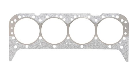 Mr. Gasket Head Gaskets 1131G Gasket; Embossed Steel Shim; Bore 4.370 in.; 0.020 in. Compressed Thickness, Each thumbnail 3