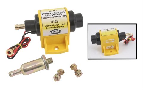 Mr. Gasket Micro Electronic Fuel Pumps 12E Pump, Micro, Electronic, 7 psi., 35 gph., 1/8 in. NPT Hose Barb Inlet, 1/8 in. NPT Female Threads Outlet thumbnail 4