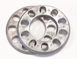Mr. Gasket 0.438 inch Wheel Spacers 2372 Spacers, Aluminum, 5 x 4.5 in./4.75 in./5.0 in., 7/16 in. Thick, 6.50 in. O.D., Pair thumbnail 1
