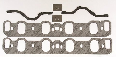 Mr. Gasket Standard Intake Sets 222 Gaskets, Manifold, Intake, Composite, 2.16 in. x 1.53 in. Port, .0625 in. Thick, Ford, 351M/400, 2V, Set