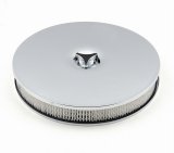 Mr. Gasket Low Rider Air Cleaners 4339 Filter Assembly, Low-Profile, 14 in. Diameter, Round, Steel, Chrome, 2 in. Filter Height, Each thumbnail 2