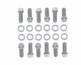 Mr. Gasket Chrome Intake Manifold Bolts 5003 Bolts, Manifold, Steel, Chrome, 12-Point Head, Chevy, Oldsmobile, Small Block, V8, Set of 12 thumbnail 2