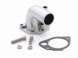 Mr. Gasket Water Necks 9713 Neck, Steel, Chrome Plated, 90 Degree, Ford, Small Block Windsor, Each thumbnail 2
