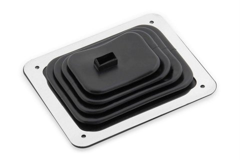 Mr. Gasket Shifter Boots 9648 Boot, Square, Black, Rubber, 3.50 in. x 4.50 in., Each thumbnail 2