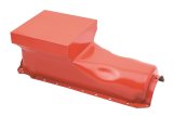 Mr. Gasket Low Profile Oil Pans 7606G Pan, Steel, Orange, 6 qt., Chevy, Big Block, Each thumbnail 2