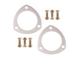 Mr. Gasket Aluminum Collector Gaskets 7421G Exhaust Gaskets, Collector, Soft Aluminum, 3.00 in. Diameter, 3 Bolt Holes, Pair thumbnail 1