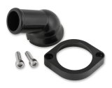 Mr. Gasket Water Necks 2670BK Neck, Aluminum, Black Anodized, Swivel, 60 Degree, Chevrolet, LS, Each thumbnail 1