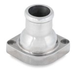 Mr. Gasket Water Necks 2671NA Neck, Aluminum, Polished, Straight Up, 1.50 in. Hose, GM, LS Engine, Each thumbnail 1