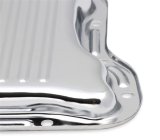 Mr. Gasket Automatic Transmission Oil Pans 9745CMRG Pan, Stock Capacity, Steel, Chrome, Finned, Chrysler, Torqueflite 727, Each thumbnail 2