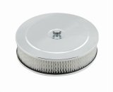 Mr. Gasket Easy-Flow Air Cleaners 1487 Filter Assembly, Easy Flow, 9 in. Diameter, Round, Steel, Zinc/Chrome, 2 in. Filter Height, Each thumbnail 2