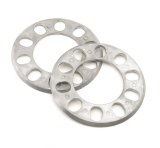 Mr. Gasket 0.219 inch Wheel Spacers 2370 Spacers, Aluminum, 5 x 4.5 in./4.75 in./5.0 in., 7/32 in. Thick, 6.125 in. O.D., Pair thumbnail 1
