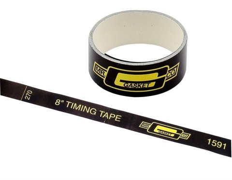Mr. Gasket Timing Tape 1591 Tape, 8 in. Diameter Balancer, Chevy, Big/Small Block, Each thumbnail 2