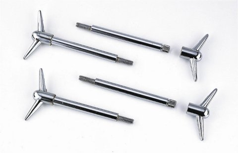 Mr. Gasket Valve Cover Y-Wing Bolt Kits 9824 Wing Nuts, 1/4-20 Thread, 4 in. Long, Chrome, Set of 4 thumbnail 2