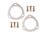 Mr. Gasket Aluminum Collector Gaskets 7420G Exhaust Gaskets, Collector, Soft Aluminum, 2.50 in. Diameter, 3 Bolt Holes, Pair thumbnail 1