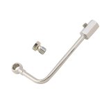 Mr. Gasket Chrome Gas Lines 29883 Fuel Line, Steel, Chrome, Carter AFB, Edelbrock, Each thumbnail 1