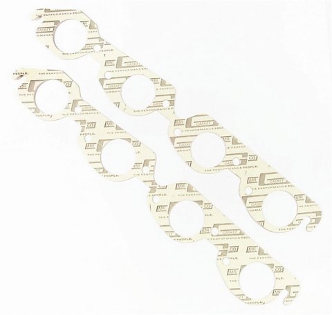 Mr. Gasket Exhaust Gaskets 152 Gaskets, Header, High-Temperature White, Round Port, Chevy, Big Block, Pair thumbnail 2
