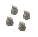 Mr. Gasket Twist-In Coil Spring Boosters 1282 Bushings, Spring, 1.000 in. Tall, Aluminum, Natural, Universal, Set of 4 thumbnail 1