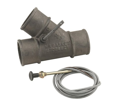 Mr. Gasket Exhaust Cut-Outs 5424 Cutout, Cable Operated, Cast Iron, Clamp-On, 2 in. Diameter, Each thumbnail 3