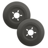 Mr. Gasket Wheel Dust Shields 6906 Brake Shields, Aluminum, Black, 16 in. Diameter Wheel, 5 x 4.50/4.75/5.00 in. Bolt Patterns, Pair thumbnail 1