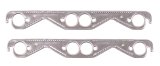Mr. Gasket Aluminum Layered Exhaust Gaskets 7402G Gaskets, Header, Soft Aluminum, Large Round Port, Chevy, Small Block, Pair thumbnail 1