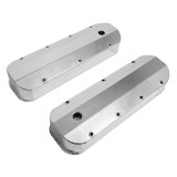 Mr. Gasket Aluminum Valve Covers 6822G Covers, Fabricated Aluminum, Natural, Tall, Plain Top, Baffled, Chevy, Big Block, Pair thumbnail 3