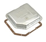 Mr. Gasket Automatic Transmission Oil Pans 9761 Pan, Stock, Steel, Chrome, GM, TH350, Each thumbnail 1