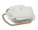 Mr. Gasket Automatic Transmission Oil Pans 9762 Pan, Stock, Steel, Chrome, GM, TH400, Each thumbnail 1