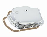 Mr. Gasket Automatic Transmission Oil Pans 9762 Pan, Stock, Steel, Chrome, GM, TH400, Each thumbnail 2
