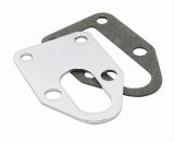 Mr. Gasket Chrome Fuel Pump Mounting Plates 1514 Plate, Steel, Chrome, Pump, Chevy, Small Block, Each thumbnail 2