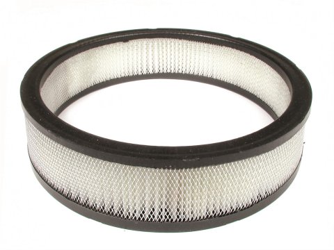 Mr. Gasket Air Filters 1487A Filter Element, Round, Paper, White, 9.0 in. Diameter, 2.0 in. Height, Each thumbnail 1