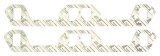 Mr. Gasket Header/Manifold Exhaust Gaskets 358 Gaskets, Header, High-Temperature White, Stock Port, Mopar, Small Block LA, Pair thumbnail 2