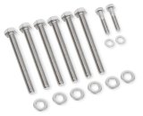 Mr. Gasket Water Pump Bolt Sets for GM LS Engine 60930G Bolts, Stainless, Natural, Hex Head, Chevrolet, LS, Kit thumbnail 1