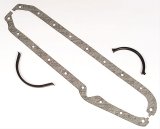 Mr. Gasket Oil Pan Sets 196 Gasket, Multi-Piece, Cork/Rubber, Chevy, Small Block, V8, Kit thumbnail 1