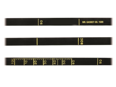 Mr. Gasket Timing Tape 1589 Tape, 7 in. Diameter Balancer, Chevy, Big/Small Block, Each thumbnail 1