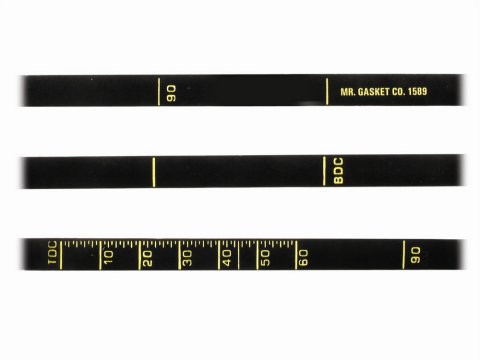 Mr. Gasket Timing Tape 1589 Tape, 7 in. Diameter Balancer, Chevy, Big/Small Block, Each thumbnail 2