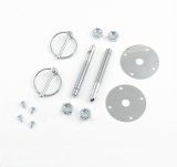 Mr. Gasket Hood and Deck Pins 1017 Pins, Torsion Pin Style, 4 in. Long, 7/16 in. Diameter, Steel, Chrome Plated, Kit thumbnail 2
