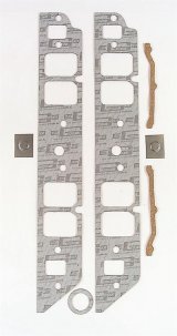 Mr. Gasket Standard Intake Sets 108 Gaskets, Manifold, Intake, Composite, Rectangle, 2.50 in. x 1.75 in. Port, .060 in. Thick, Chevy, 396-454, Set thumbnail 1