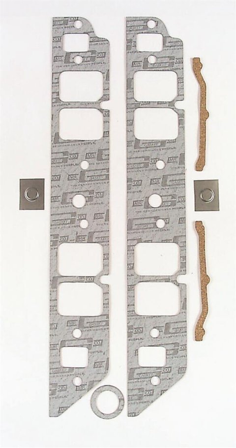 Mr. Gasket Standard Intake Sets 108 Gaskets, Manifold, Intake, Composite, Rectangle, 2.50 in. x 1.75 in. Port, .060 in. Thick, Chevy, 396-454, Set
