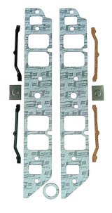 Mr. Gasket Standard Intake Sets 108 Gaskets, Manifold, Intake, Composite, Rectangle, 2.50 in. x 1.75 in. Port, .060 in. Thick, Chevy, 396-454, Set thumbnail 2