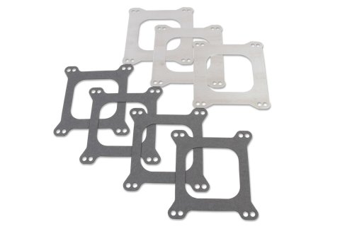 Mr. Gasket Carburetor Heat Dissipaters 98A Dissipater, Aluminum, 7/16 in. Thick, Open, Square bore, Each thumbnail 1