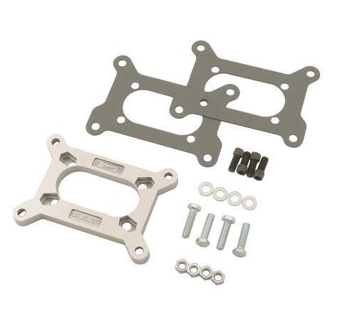 Mr. Gasket Carburetor Adapter Kits 1937MRG Adapter, Open Center, Two Barrel Carburetor, 2-Barrel Manifold, .500 in. Thick, Kit thumbnail 1