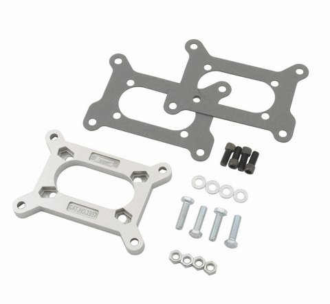 Mr. Gasket Carburetor Adapter Kits 1937MRG Adapter, Open Center, Two Barrel Carburetor, 2-Barrel Manifold, .500 in. Thick, Kit thumbnail 2