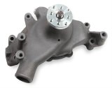 Mr. Gasket Mechanical Water Pumps 7016NG Pumps, Mechanical, High-volume, Clockwise Rotation, Iron, Natural, Long Style, Chevrolet, Big Block, Each thumbnail 1