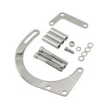 Mr. Gasket Alternator Brackets 5179 Bracket, Steel, Chrome, Front Cover Mount, Short Water Pump, Chevy Small Block, Kit thumbnail 1