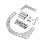 Mr. Gasket Alternator Brackets 5179 Bracket, Steel, Chrome, Front Cover Mount, Short Water Pump, Chevy Small Block, Kit thumbnail 2