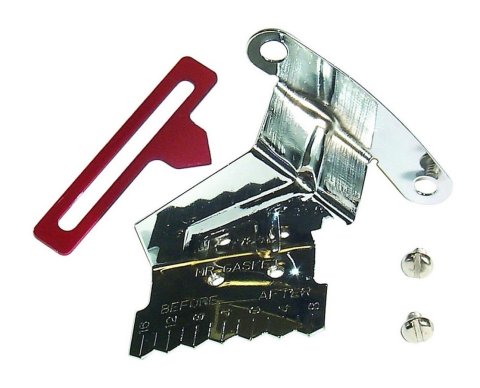 Mr. Gasket Timing Tabs 4598 Pointer, Steel, Chrome/Red, 8 in. Balancer, Chevy, Small Block, Each thumbnail 2