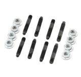 Mr. Gasket Cast Valve Cover Stud Kits 6329 Studs, Steel, Zinc Plated, 1/4-20 Thread, Set of 8 thumbnail 1